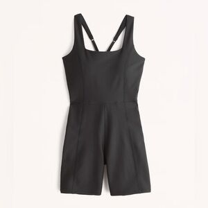 Abercrombie & Fitch YPB Black Active Onesie Romper